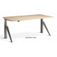 Five Dual Motor Tapered Leg Height Adjustable Desk